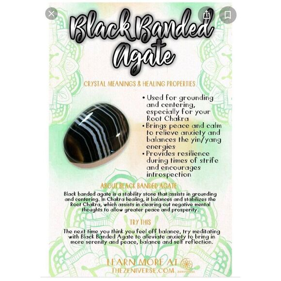 KS# Stunning 1 1/2” Black Agate & Sterling Silver Earrings - Picture 4 of 5